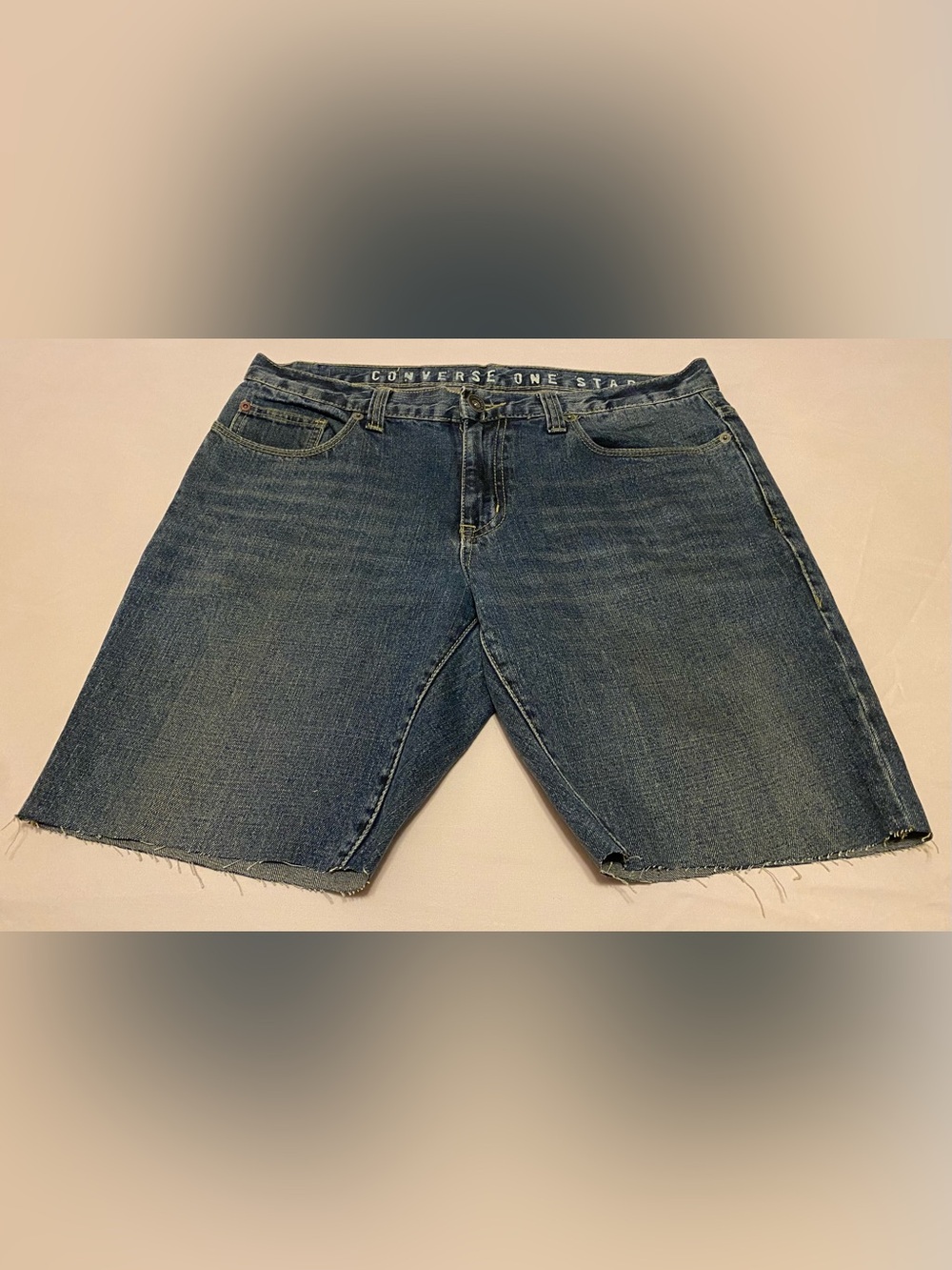 Converse Cut Off Jean Shorts Size 34 Men’s EUC!